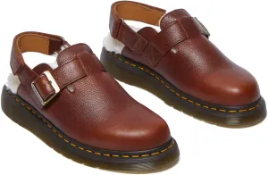 Dr. Martens Women's Jorge Ii Faux Fur Lined Leather Slingback Mules