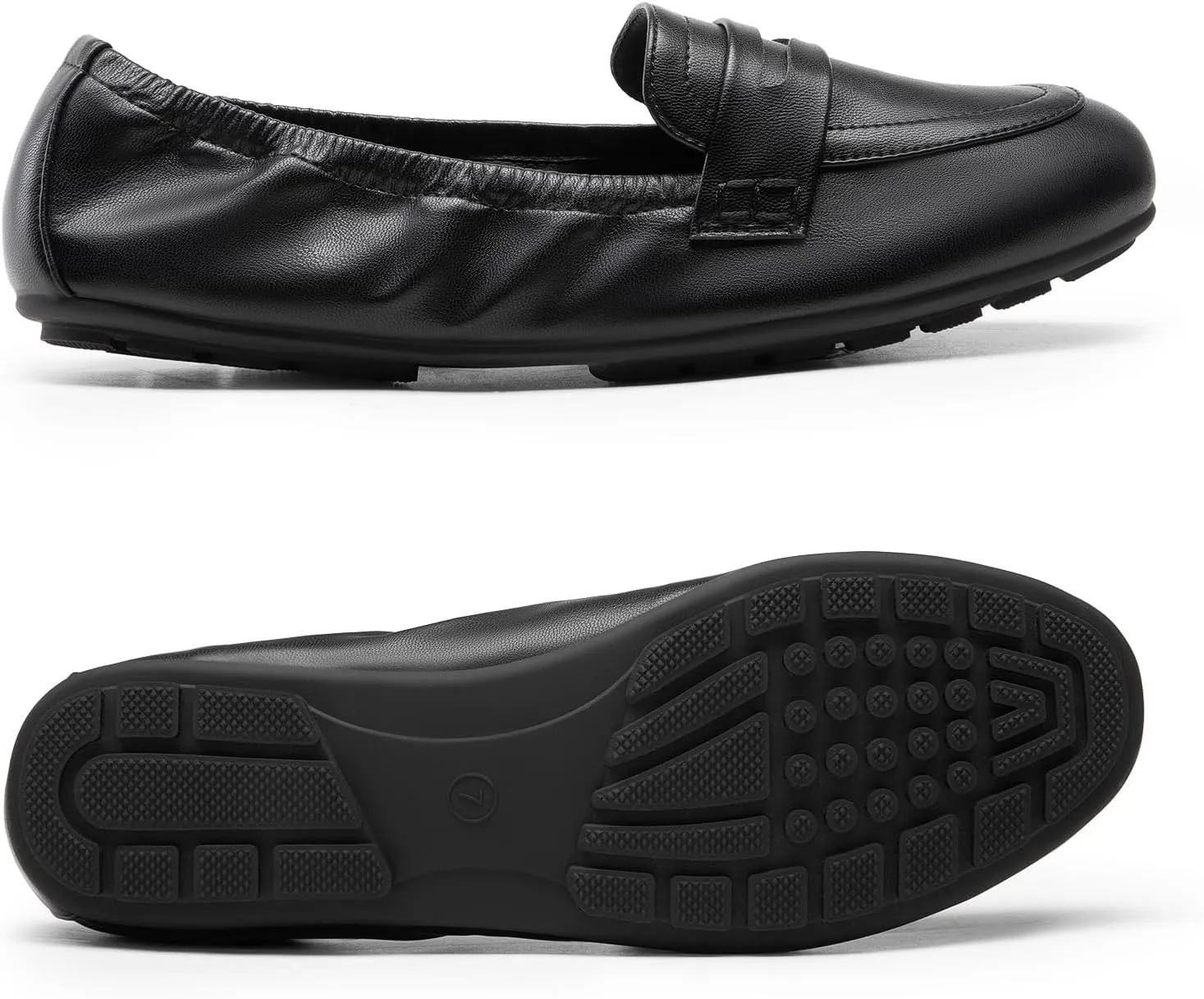 DREAM PAIRS Womens Loafers Foldable Ballet Loafer Flats for Women Round Toe Comfortable Light Weight Casual Slip-On Dress Shoes