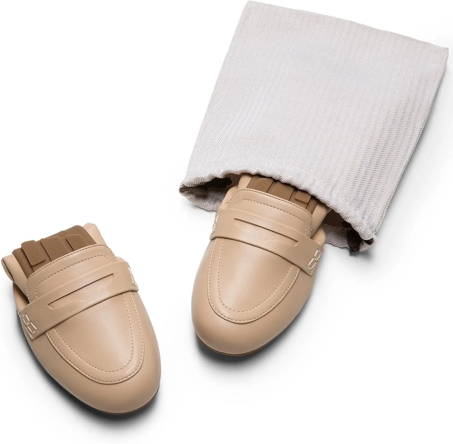 DREAM PAIRS Womens Loafers Foldable Ballet Loafer Flats for Women Round Toe Comfortable Light Weight Casual Slip-On Dress Shoes