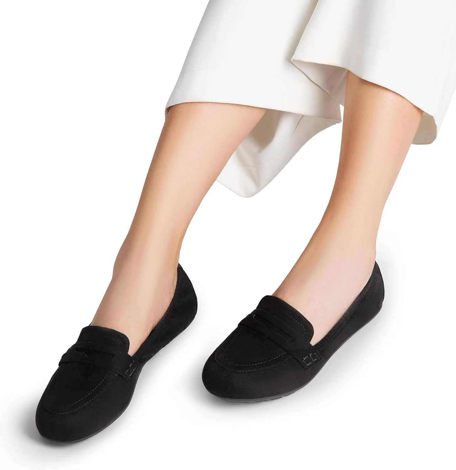 DREAM PAIRS Womens Loafers Foldable Ballet Loafer Flats for Women Round Toe Comfortable Light Weight Casual Slip-On Dress Shoes