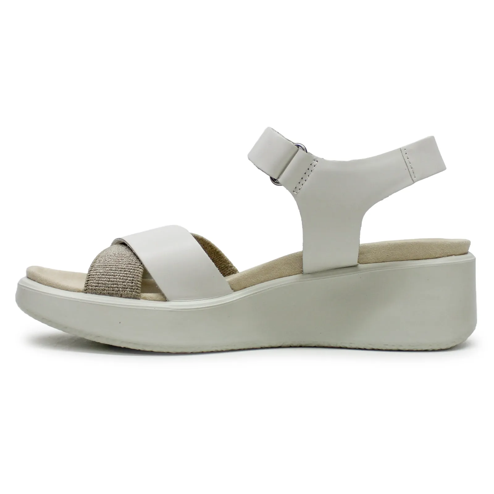 Ecco Flowt Wedge LX 273323 Leather Women's Slingback Sandals