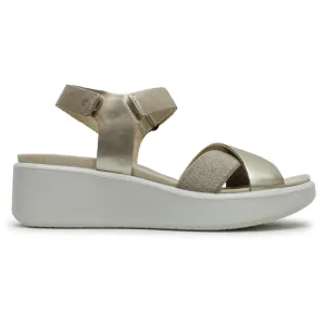 Ecco Flowt Wedge LX 273323 Leather Women's Slingback Sandals