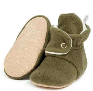 Ella Bonna Fleece Baby Booties, Warm Organic Infant Booties