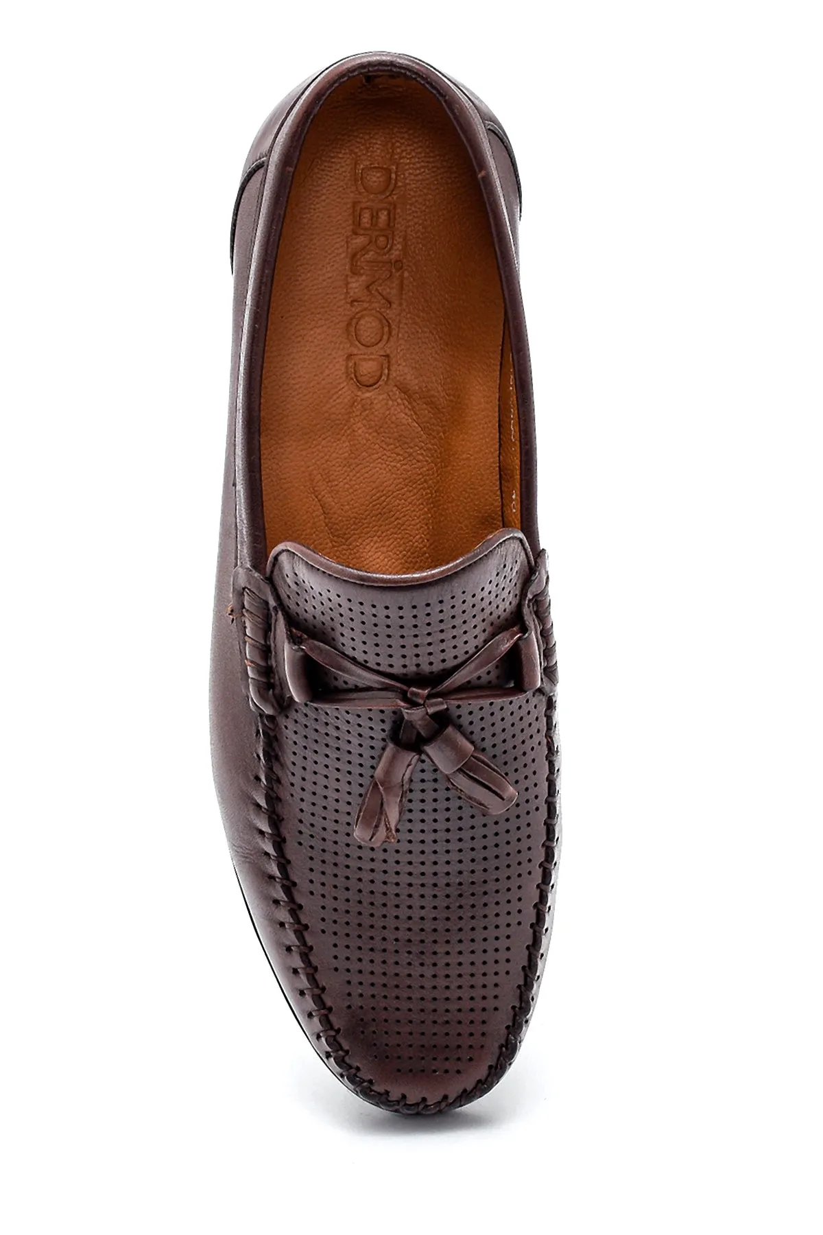 Erkek Deri Püskül Detaylı Loafer