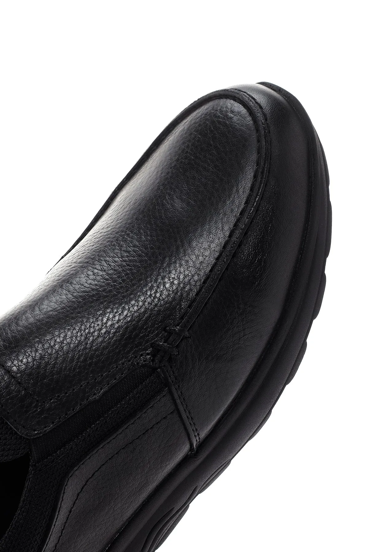 Erkek Siyah Deri Comfort Casual Loafer