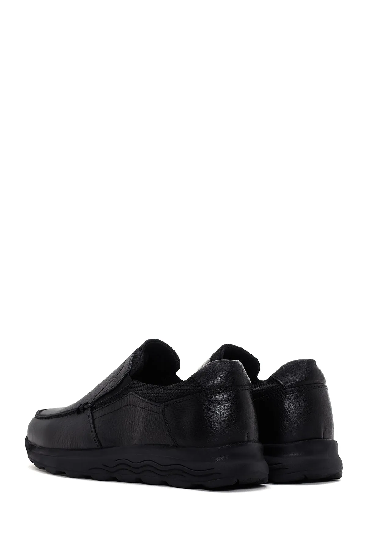 Erkek Siyah Deri Comfort Casual Loafer