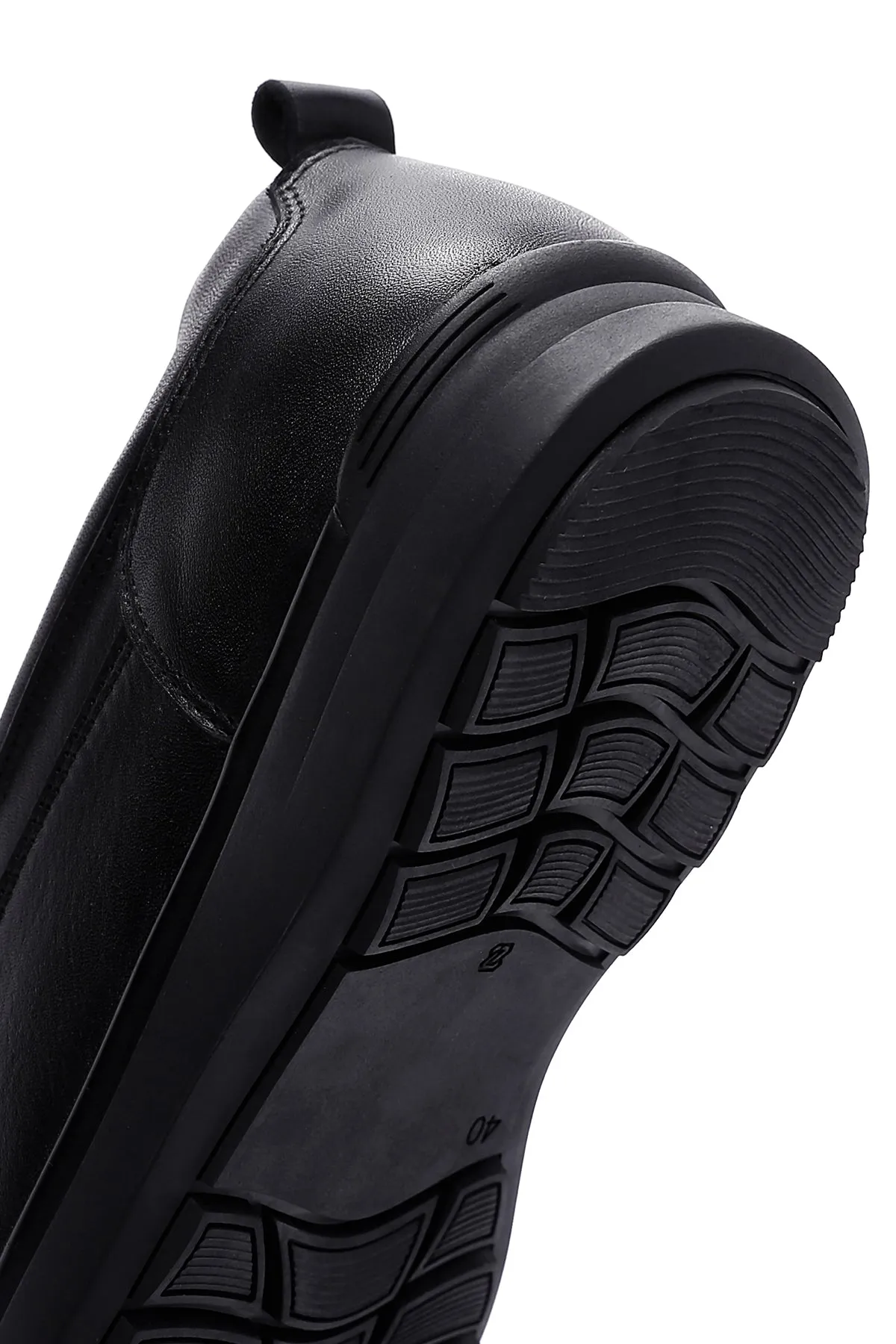 Erkek Siyah Deri Commfort Loafer