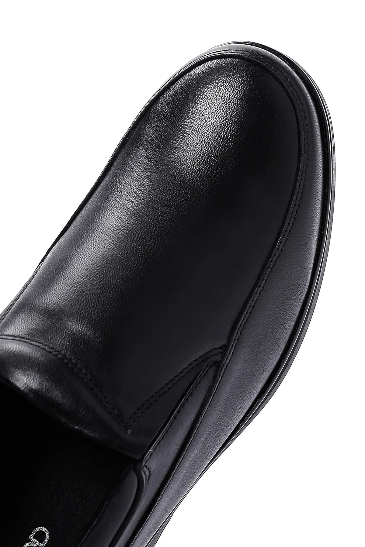 Erkek Siyah Deri Commfort Loafer
