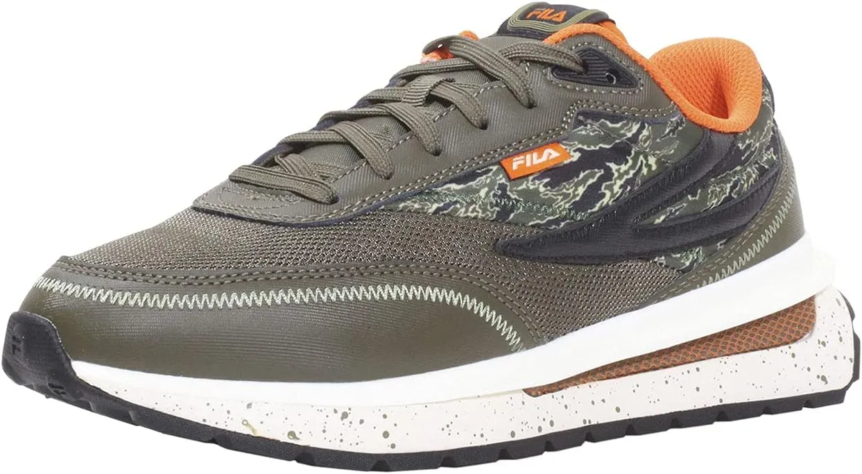 Fila Renno Men's Sneaker 10 D(M) US Camouflage-Chive-Orange