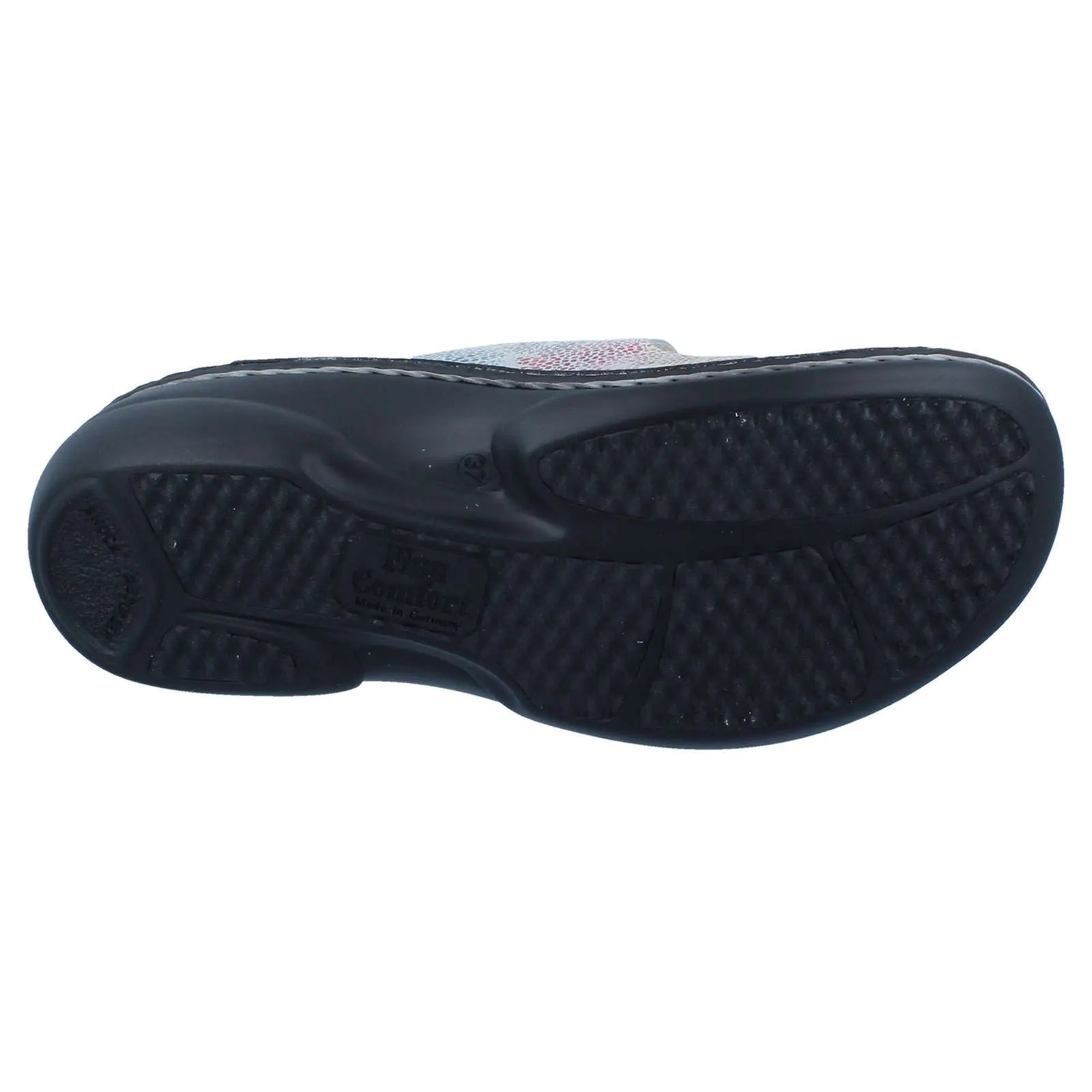 Finn Comfort Sansibar Patterned Leather Women's Slip-On Sandals