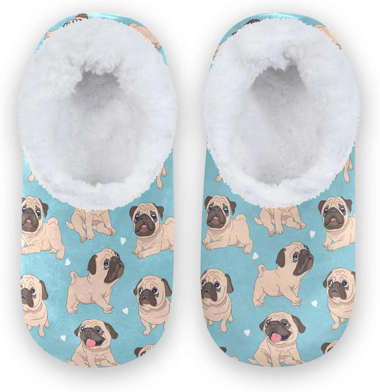 Fisyme Kids Slippers Boys Girls Warm Soft Indoor House Slipper Socks Home Shoes