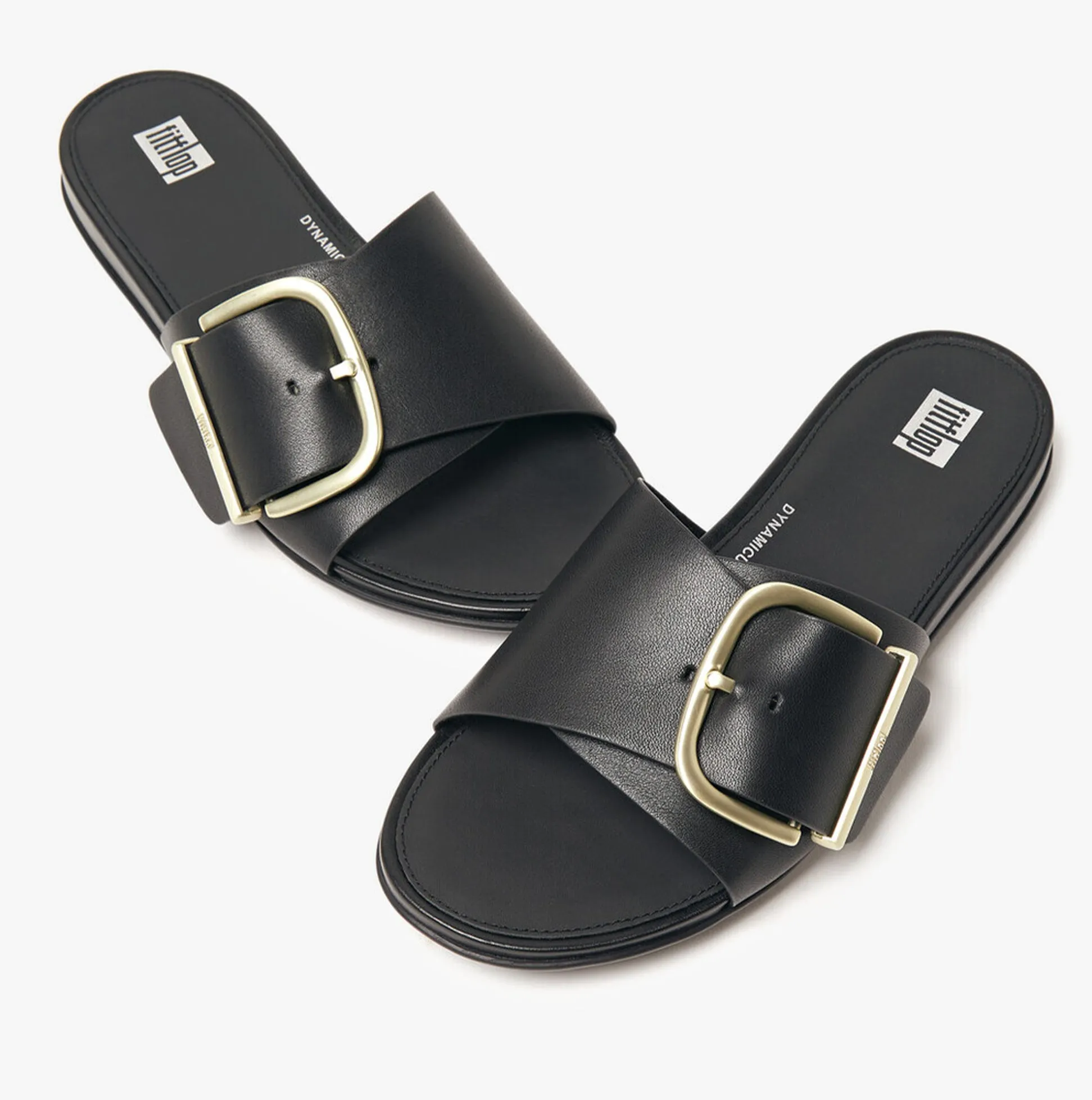 FitFlop GRACIE MAXI-BUCKLE Womens Slides Black