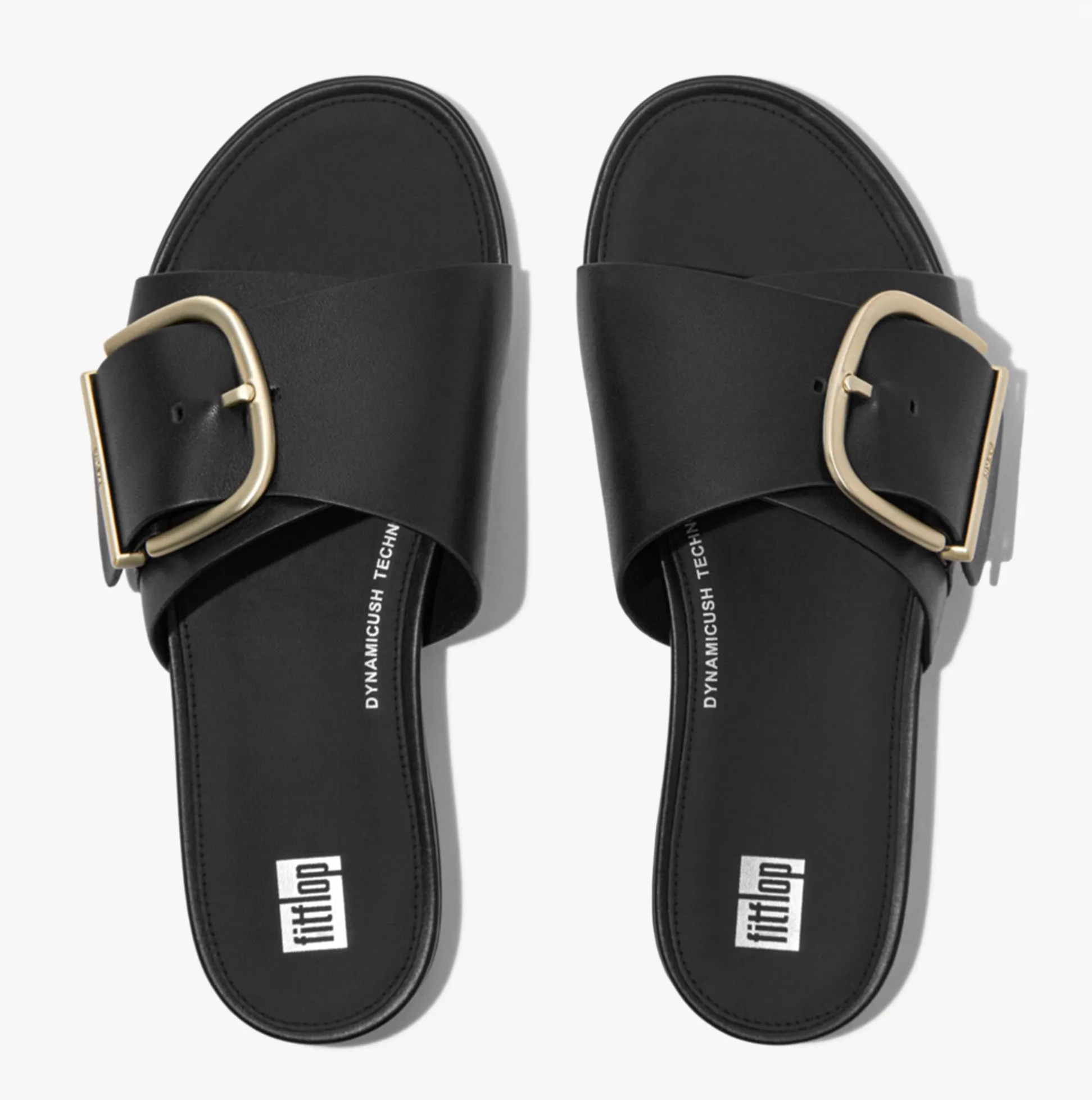 FitFlop GRACIE MAXI-BUCKLE Womens Slides Black