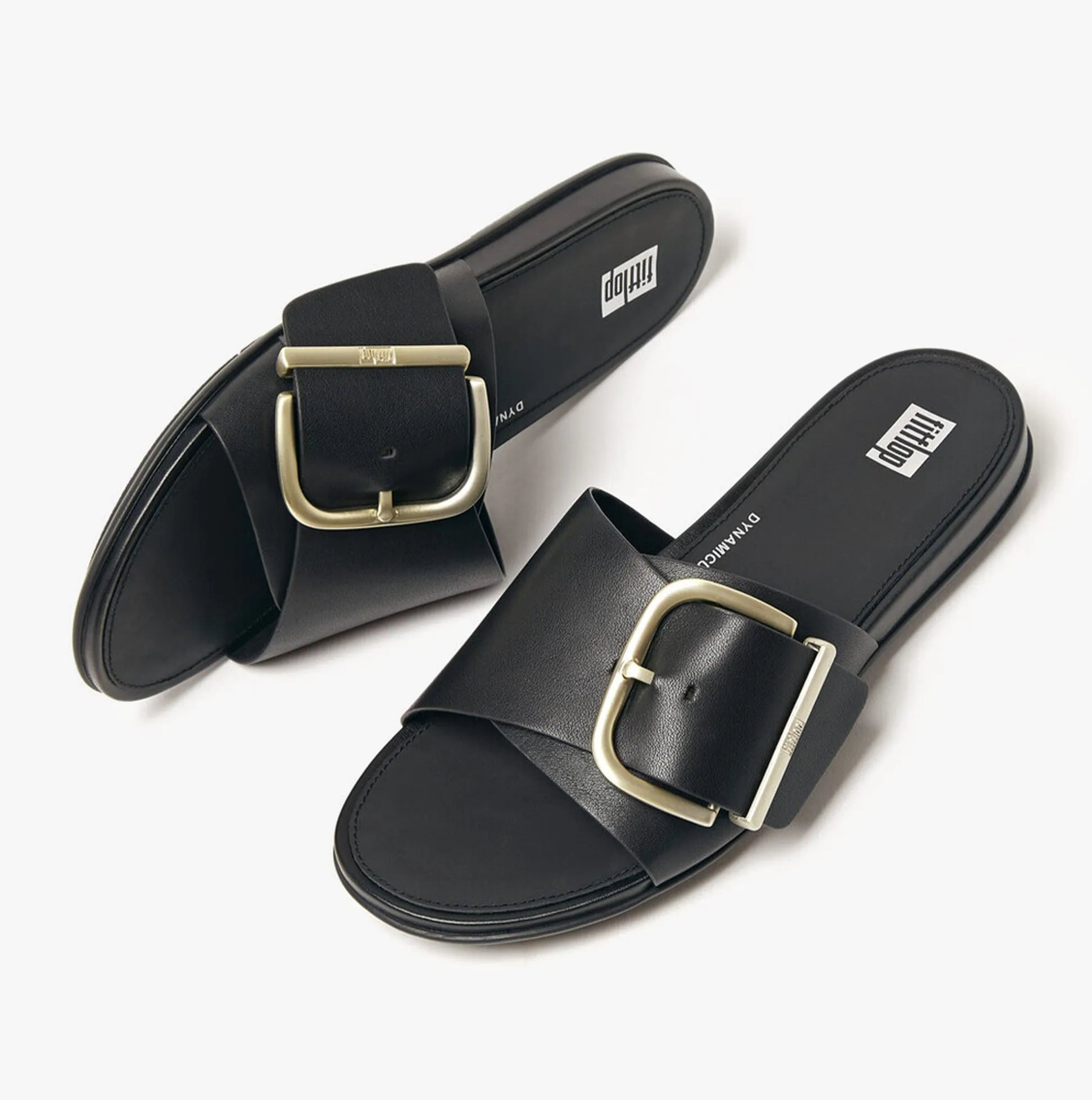 FitFlop GRACIE MAXI-BUCKLE Womens Slides Black