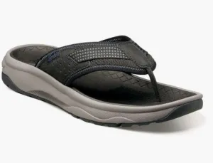 Florsheim Men's Sandal Tread lite Thong Sandal Black