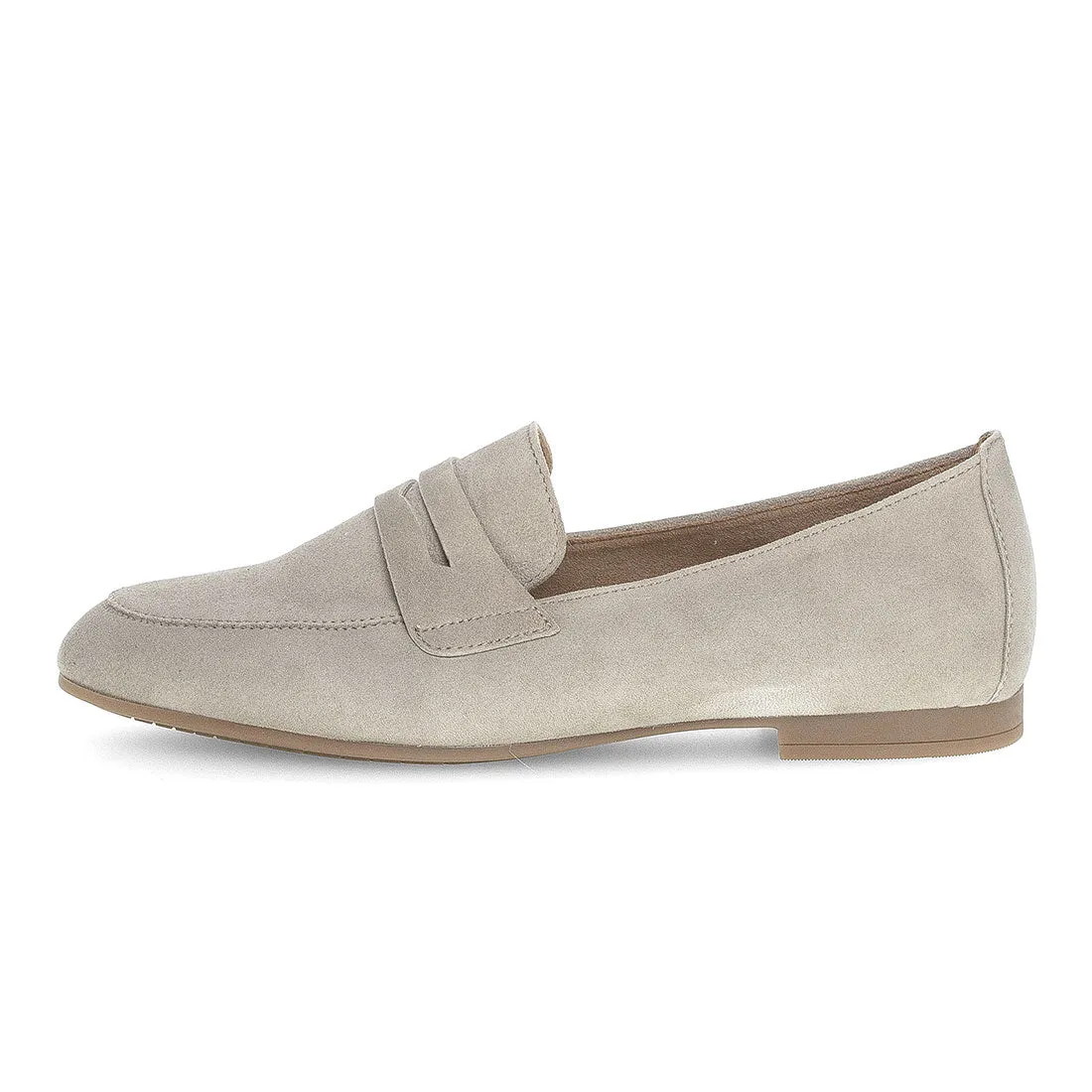 GABOR Sand ruskind loafer