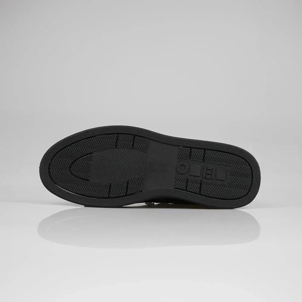 Genuine Leather Black Sneaker TG-300 SCB-482