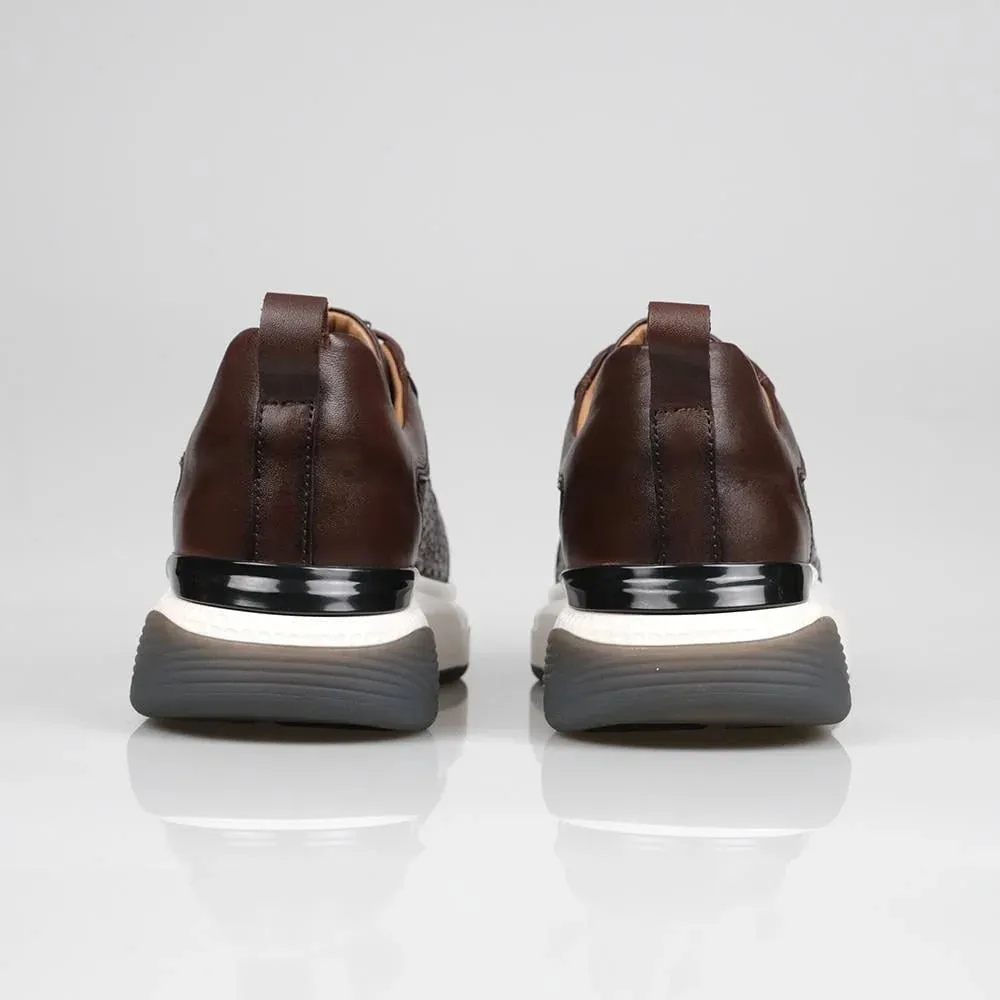Genuine Leather Brown Sneaker KG-001 SCB-295