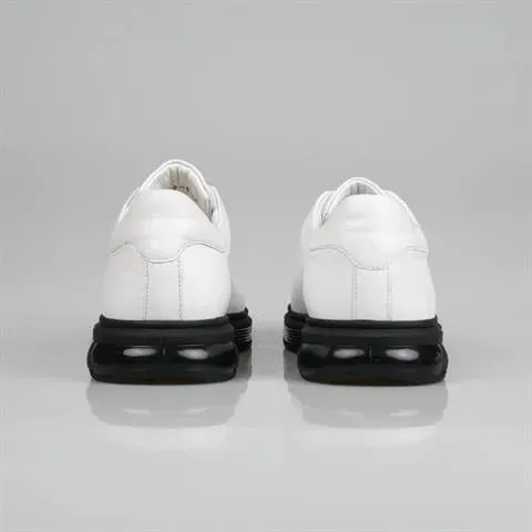 Genuine Leather White Sneaker CR-001 SCB-107