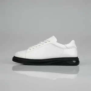 Genuine Leather White Sneaker CR-001 SCB-107