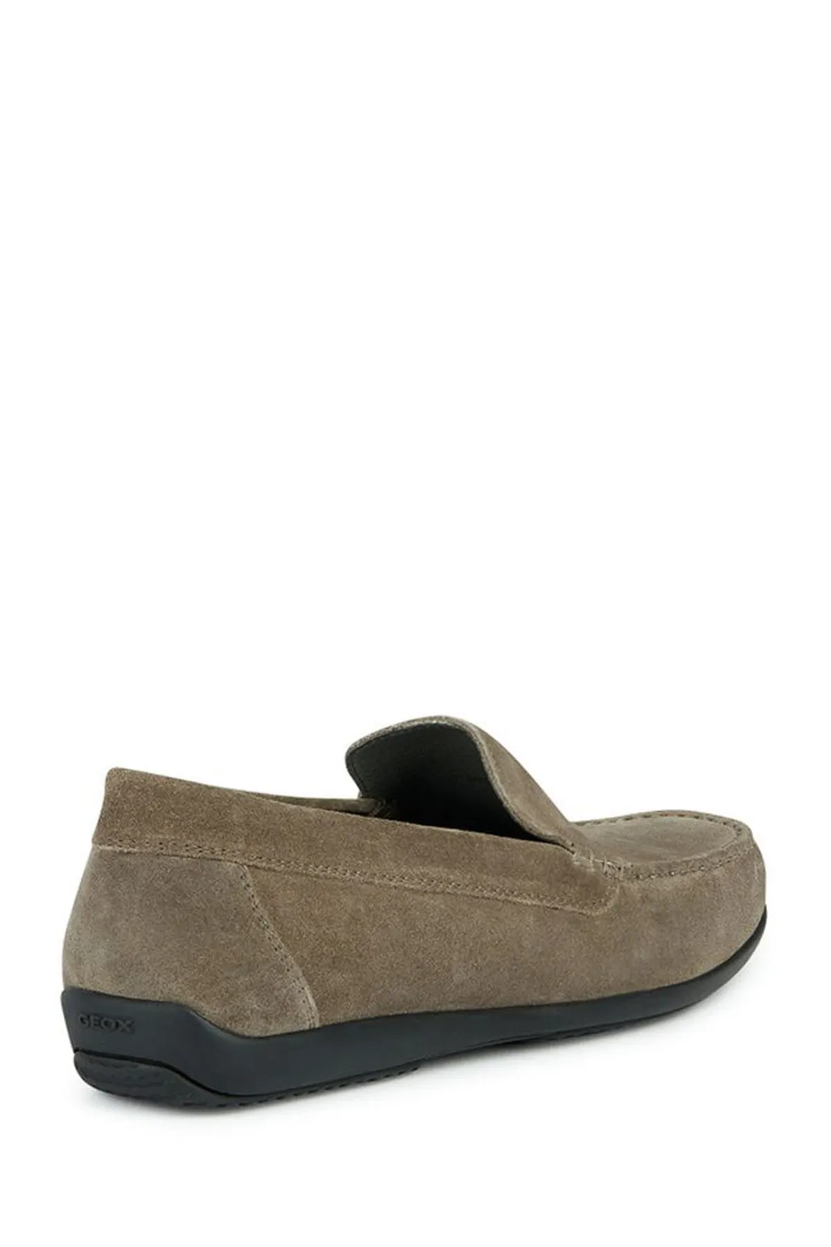 Geox Erkek Vizon Ascanio Süet Deri Casual Loafer