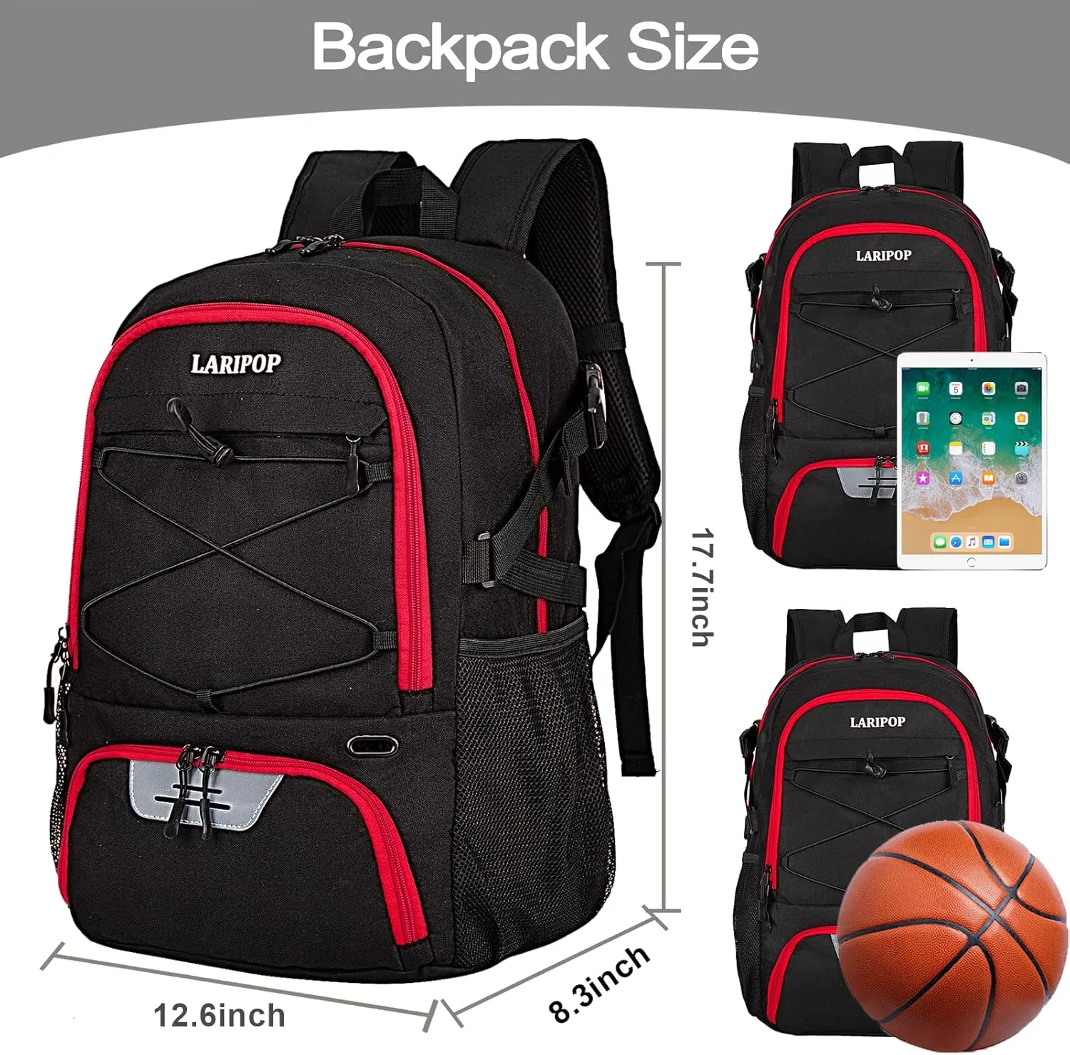 Gifts for Men,Basketball Backpack-Christmas Stocking Stuffers for Boys and Girls,Mens Gifts,Ball