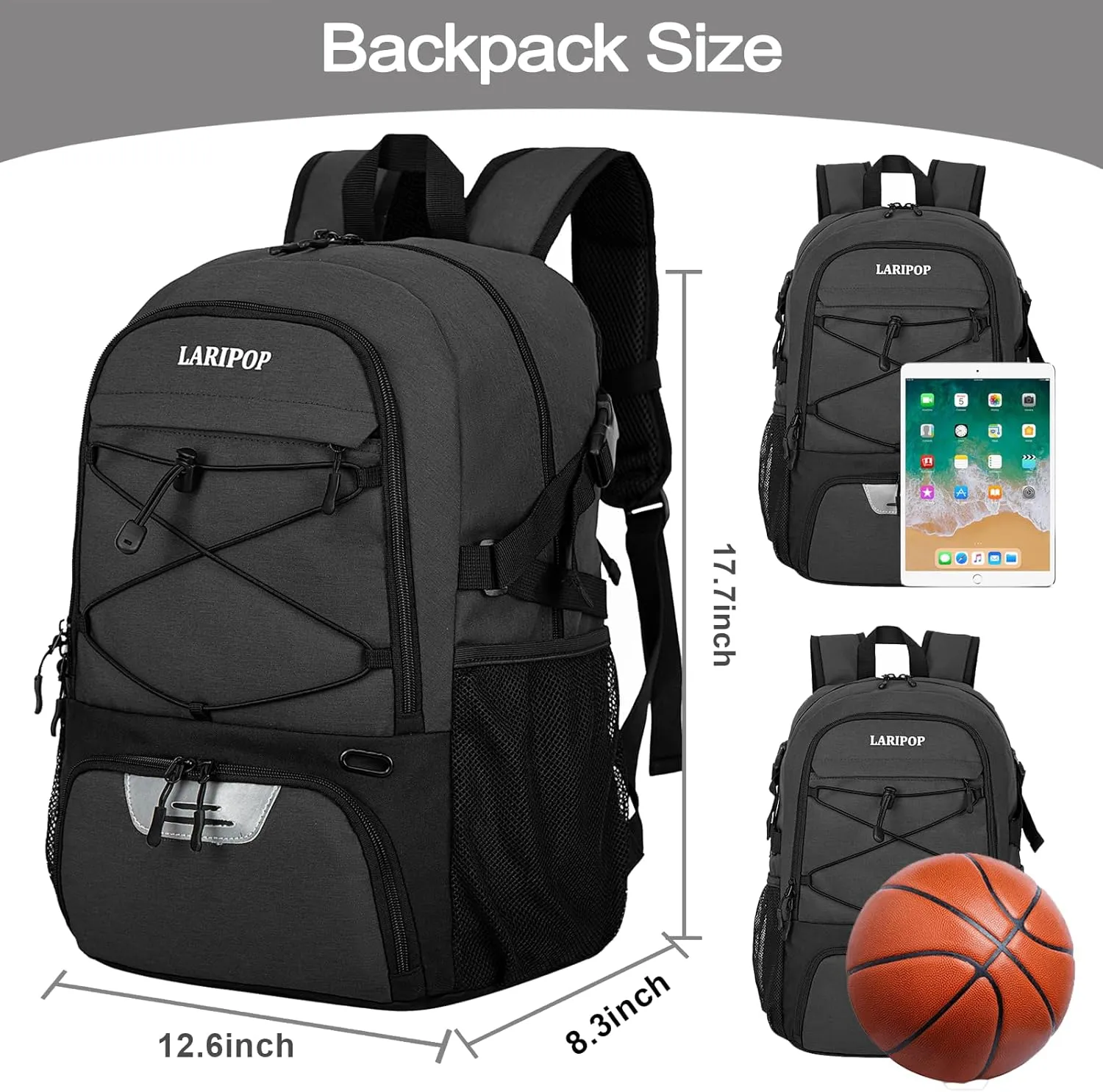 Gifts for Men,Basketball Backpack-Christmas Stocking Stuffers for Boys and Girls,Mens Gifts,Ball