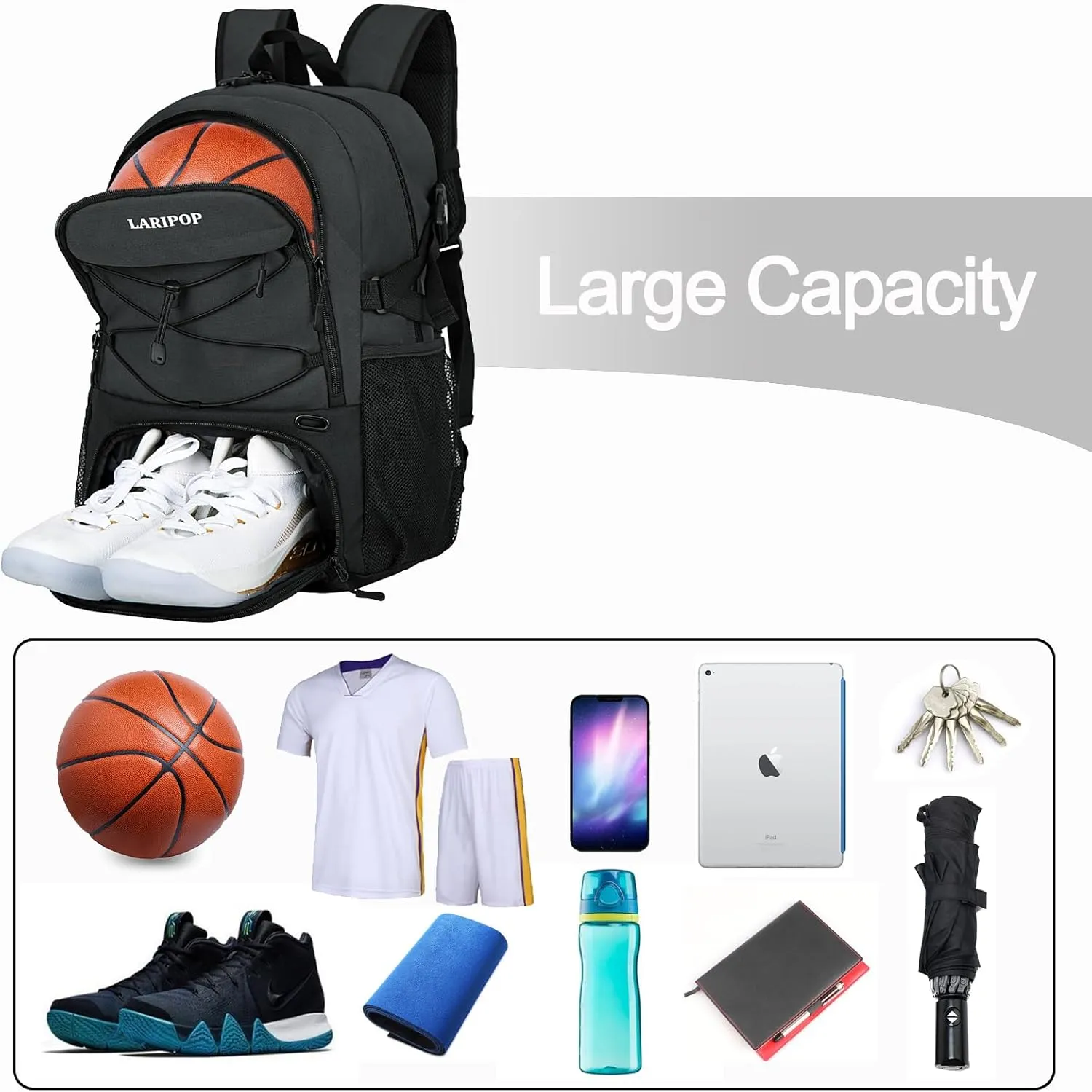 Gifts for Men,Basketball Backpack-Christmas Stocking Stuffers for Boys and Girls,Mens Gifts,Ball