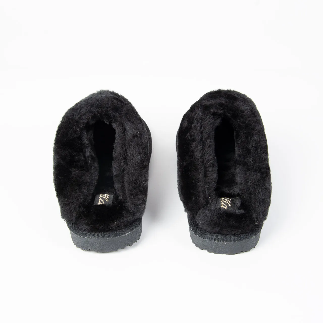 Gill Slipper Sparkle | Slipper| Black