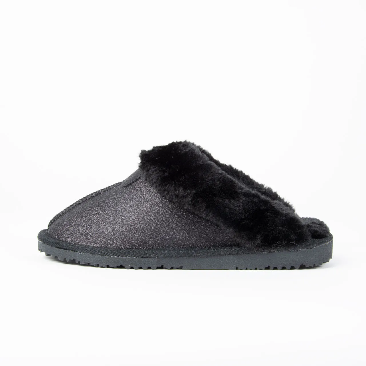 Gill Slipper Sparkle | Slipper| Black