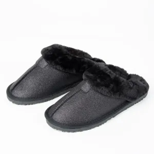 Gill Slipper Sparkle | Slipper| Black