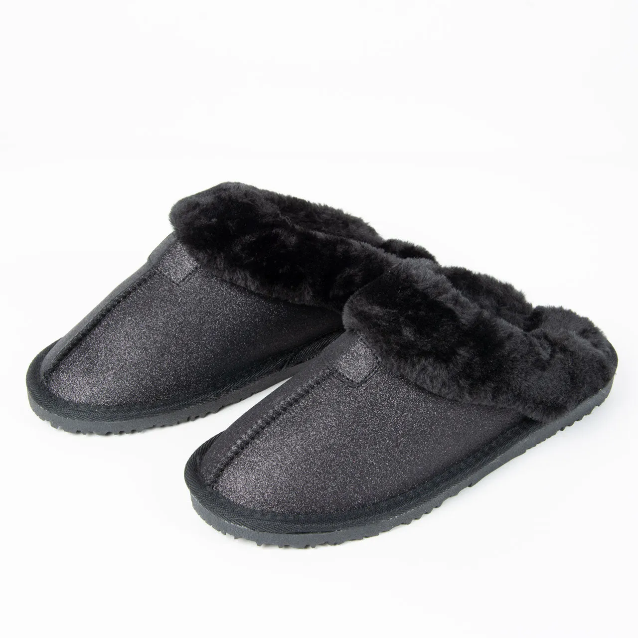 Gill Slipper Sparkle | Slipper| Black