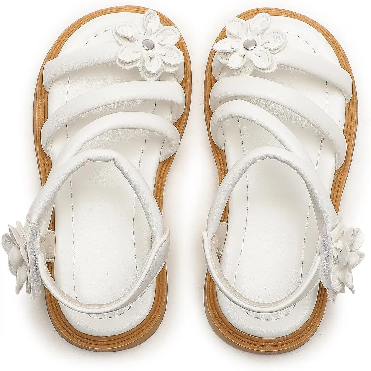 Girl's Sandals Princess Dress Shoes Toddler Flower Princess Beach Sandals