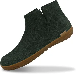 Glerups 100% Gotland Sheep Wool Boot Slipper with rubber sole - Unisex