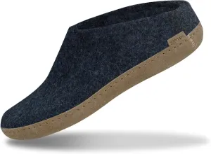 Glerups 100% Gotland Sheep Wool Slipper with leather sole - Unisex Slip-on