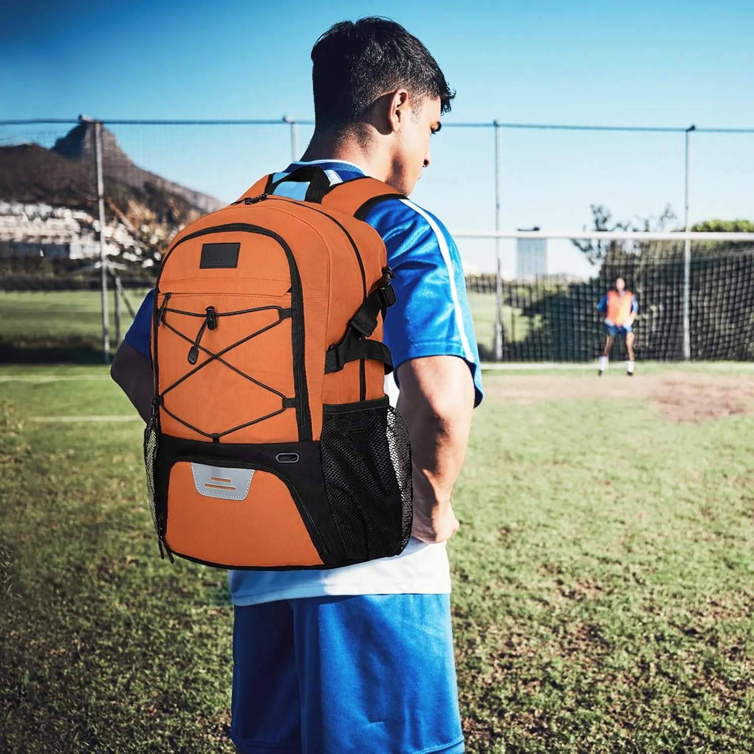 Goloni Soccer Backpack,Basketball Backpack with Ball Compartment & Shoe Compartment,Backpack for Basketball,Soccer