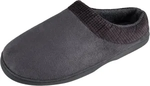 Haggar Men's Clog Slipper House Shoe Indoor/Outdoor with Memory Foam Comfort