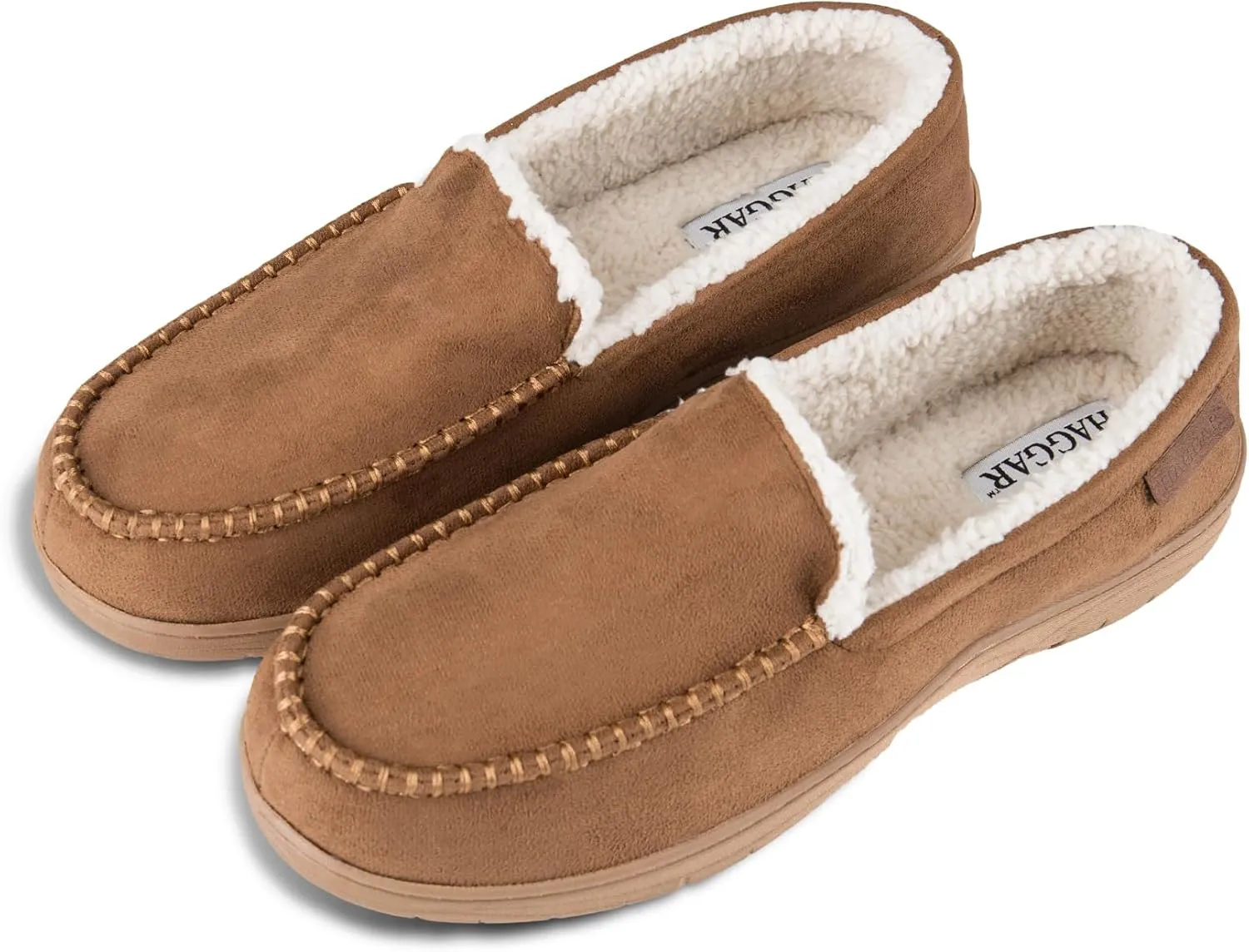 Haggar Men's Venetian Slipper Indoor/Outdoor House Shoe with Memory Foam Comfort