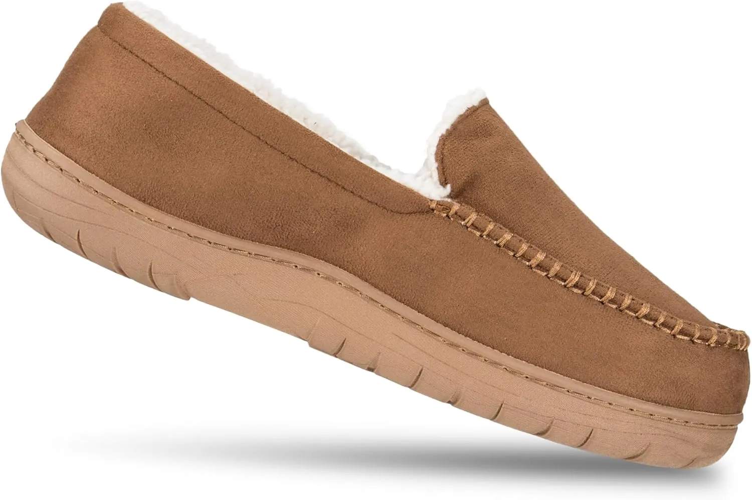 Haggar Men's Venetian Slipper Indoor/Outdoor House Shoe with Memory Foam Comfort