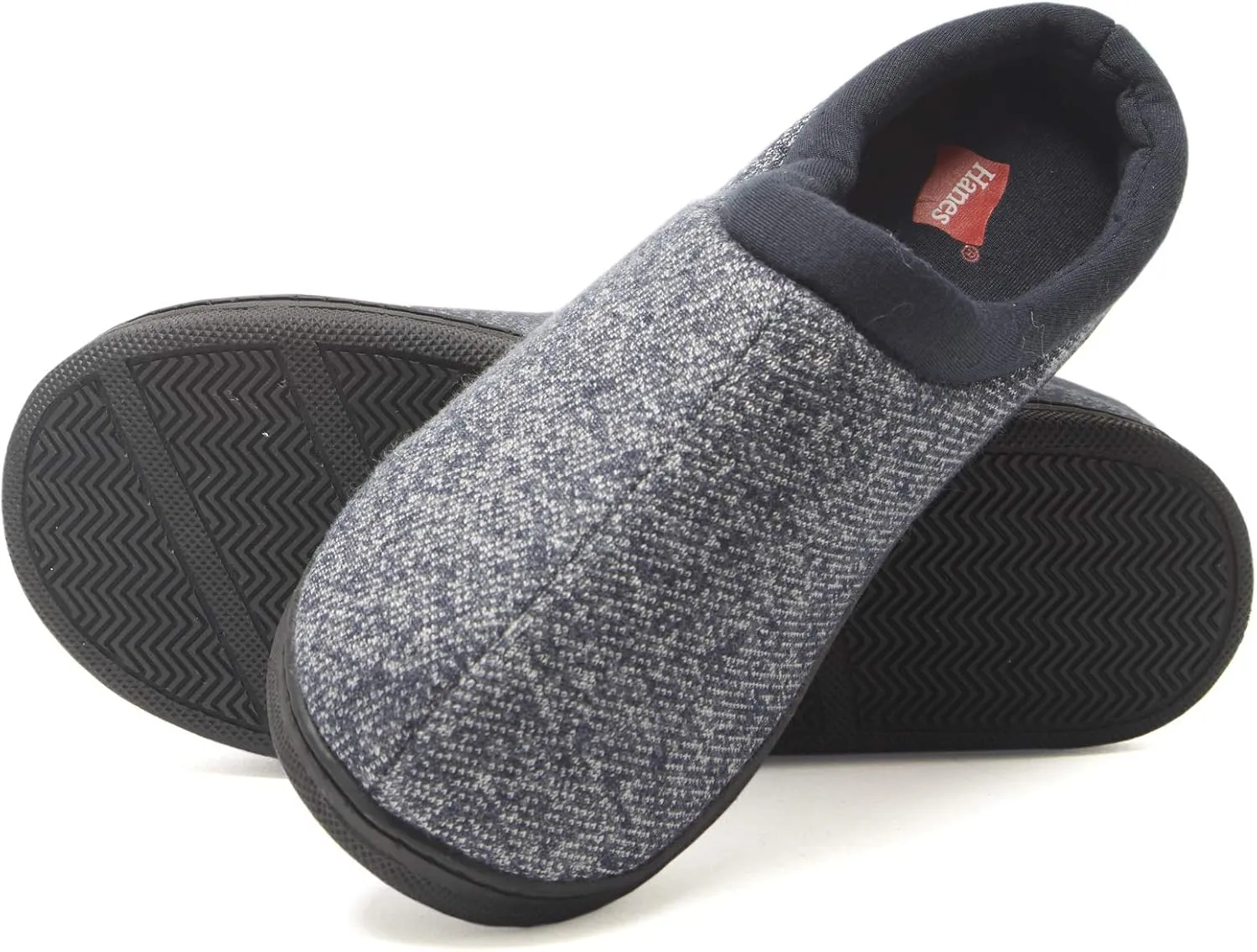 Hanes boys Clog Slipper, Navy, Large Little Kid US