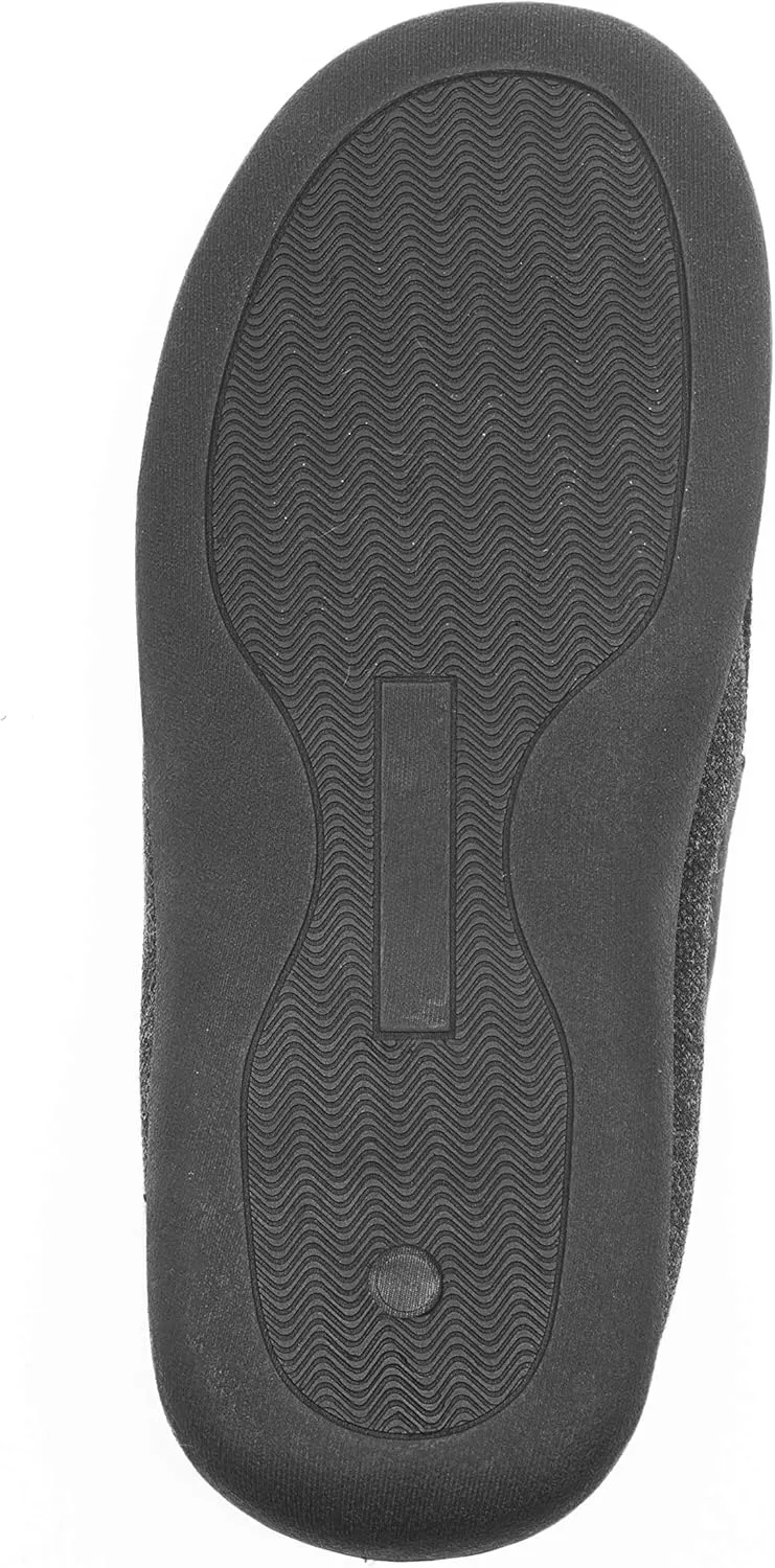 Hanes Men's ComfortSoft Memory Foam Knit Venetian Moccasin Indoor/Outdoor Slipper