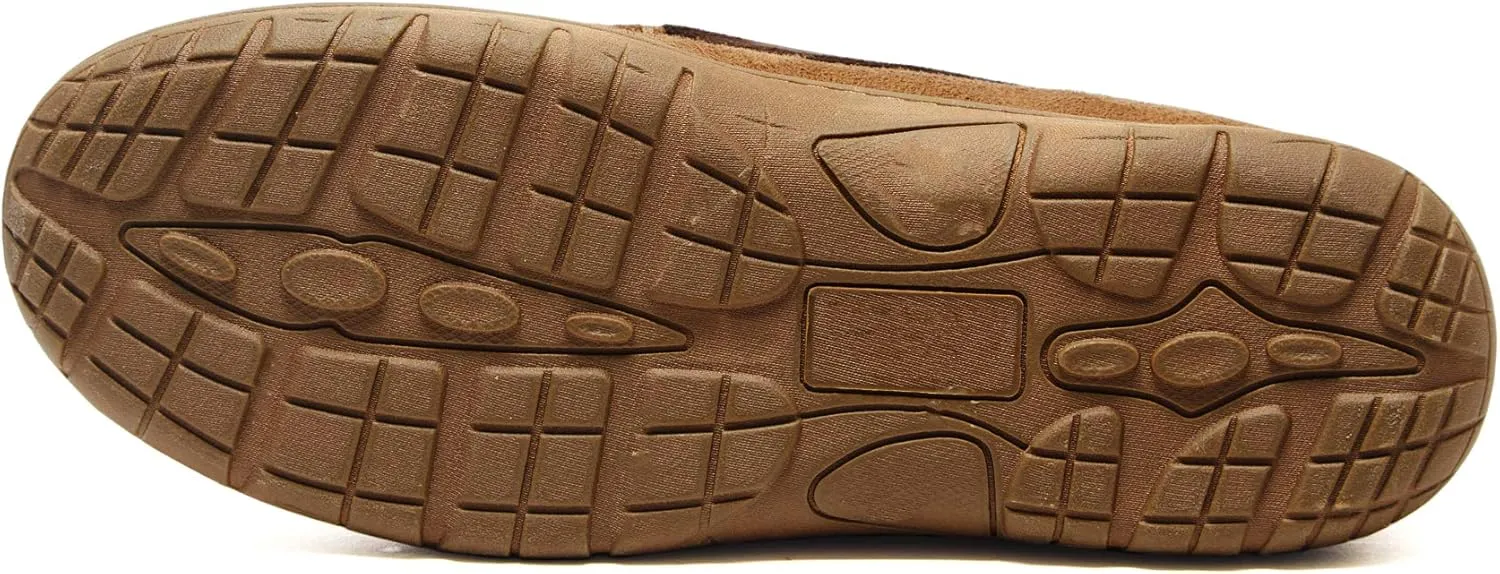 Hanes Men's Textured Moccasin Slipper