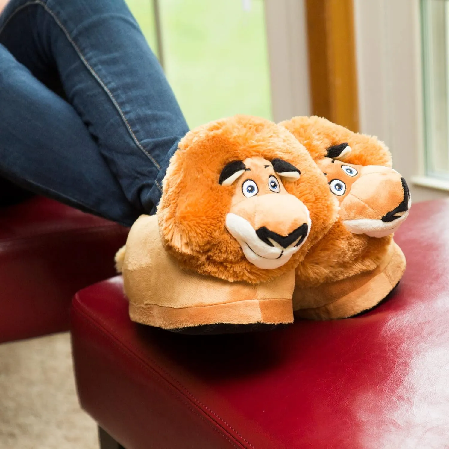 HappyFeet Slippers DreamWorks Slippers for Adults and Kids, Cozy and Comfortable, Sturdy Rubber Soles, Thick 1-Inch Memory Foam Footbed, Non-Skid Bottoms, Plush Velvety Material, As Seen on Shark Tank