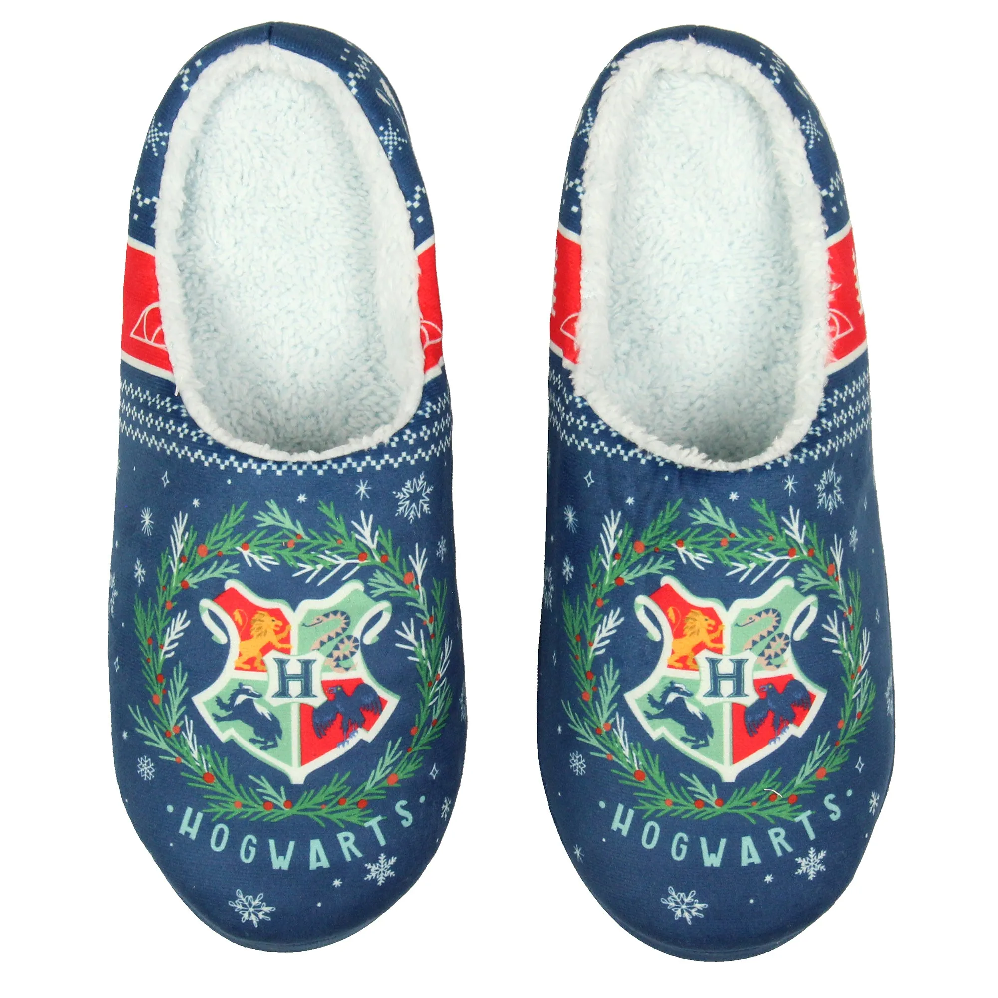Harry Potter Hogwarts Unisex Memory Foam House Slippers For Women Men