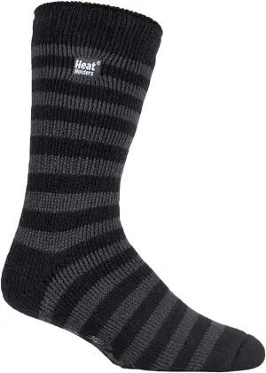 HEAT HOLDERS - Mens Thick 2.3 TOG Non Skid Thermal Slipper Socks with Grippers