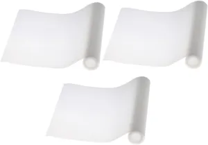 HEMOTON Table Mat 3 Rolls Dresser Drawer Liner Water Proof Mat Heat Insulation Cushion for Home Storage