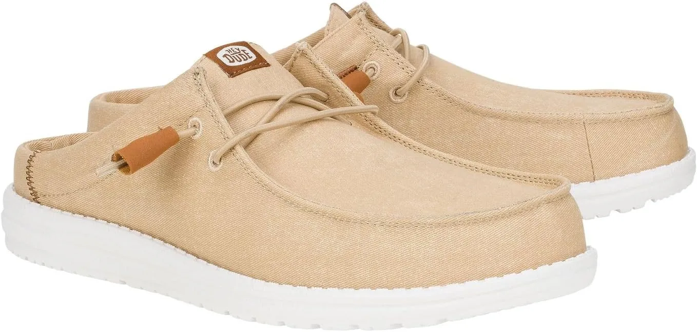 Hey Dude Men's Wally Slip Stretch Canvas Loafer