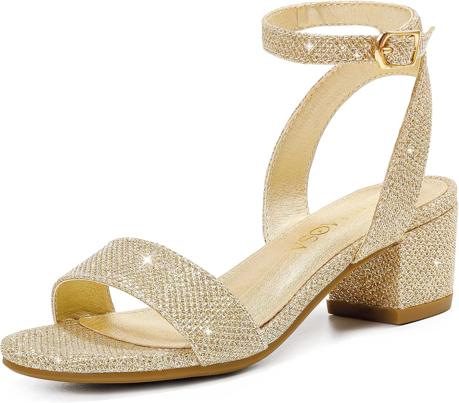 High Heels for Kids Open Toe Dress Shoes for Girls Ankle Strap Pump Shoes Flower Girl Sandals Wedding Party for Little Big Kids
