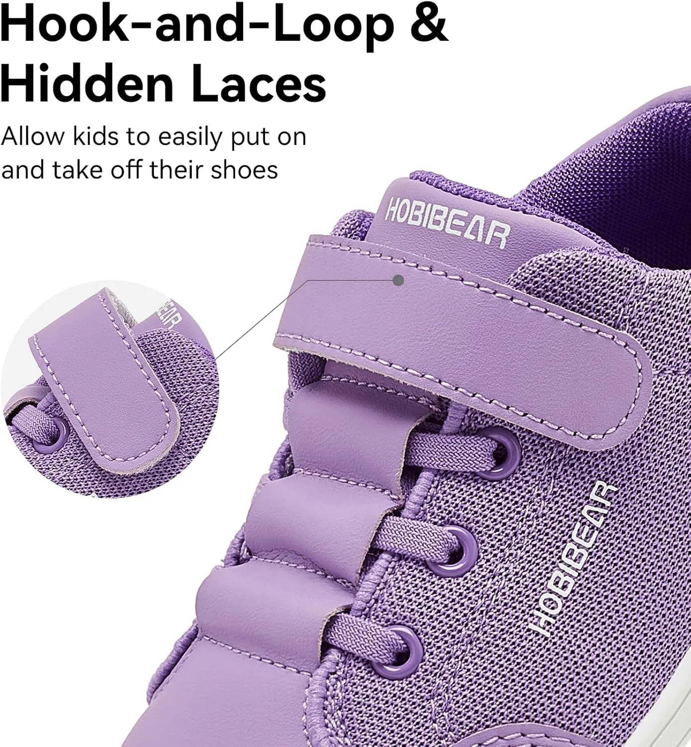 HOBIBEAR Kids Barefoot Shoes Wide Toe Box Zero Drop for Toddler Little Big Kid Boys Girls Walking Sneaker