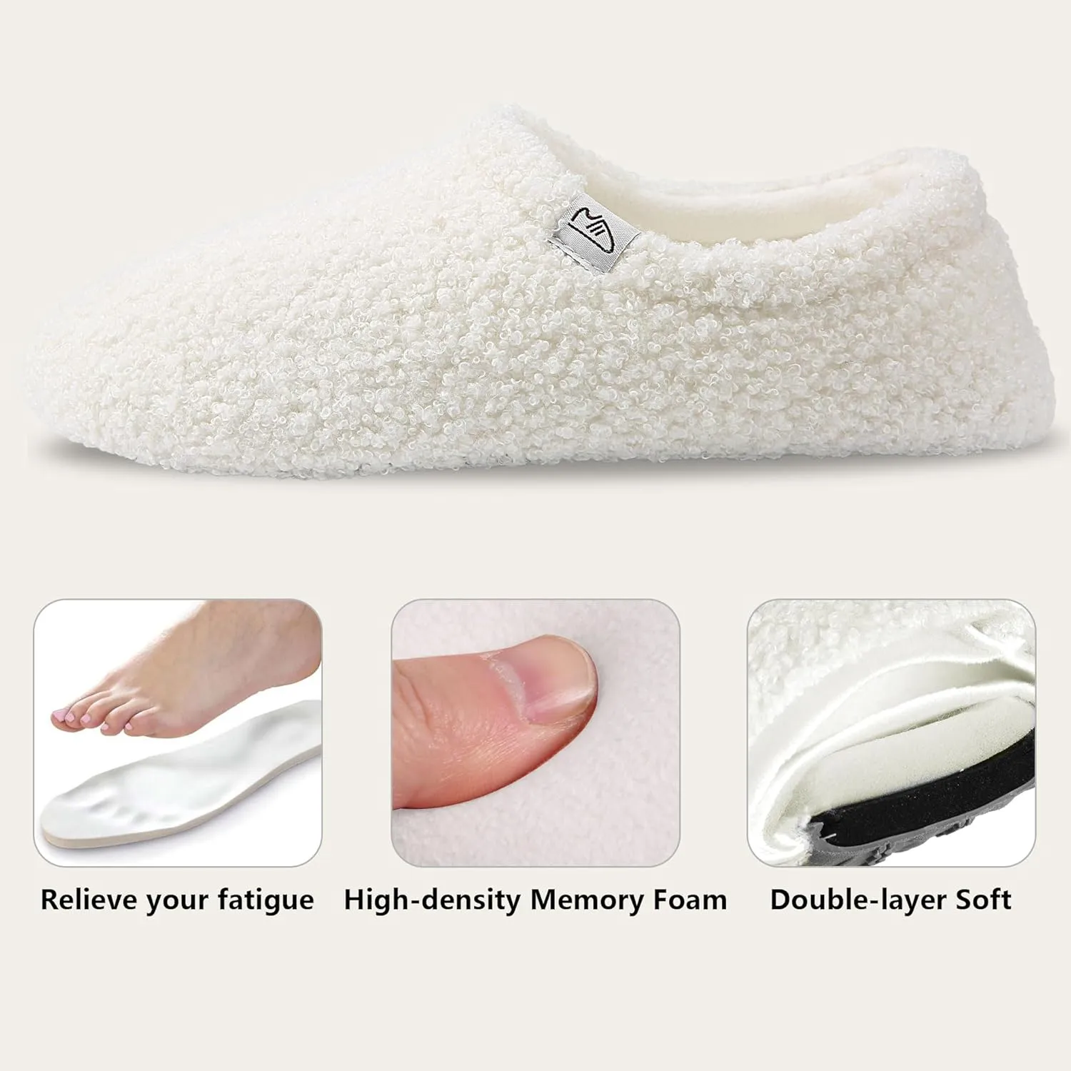 Home Slipper Bootie Slippers Women Girls Indoor Warm Fuzzy Boots Non-slip House Shoe Slippers